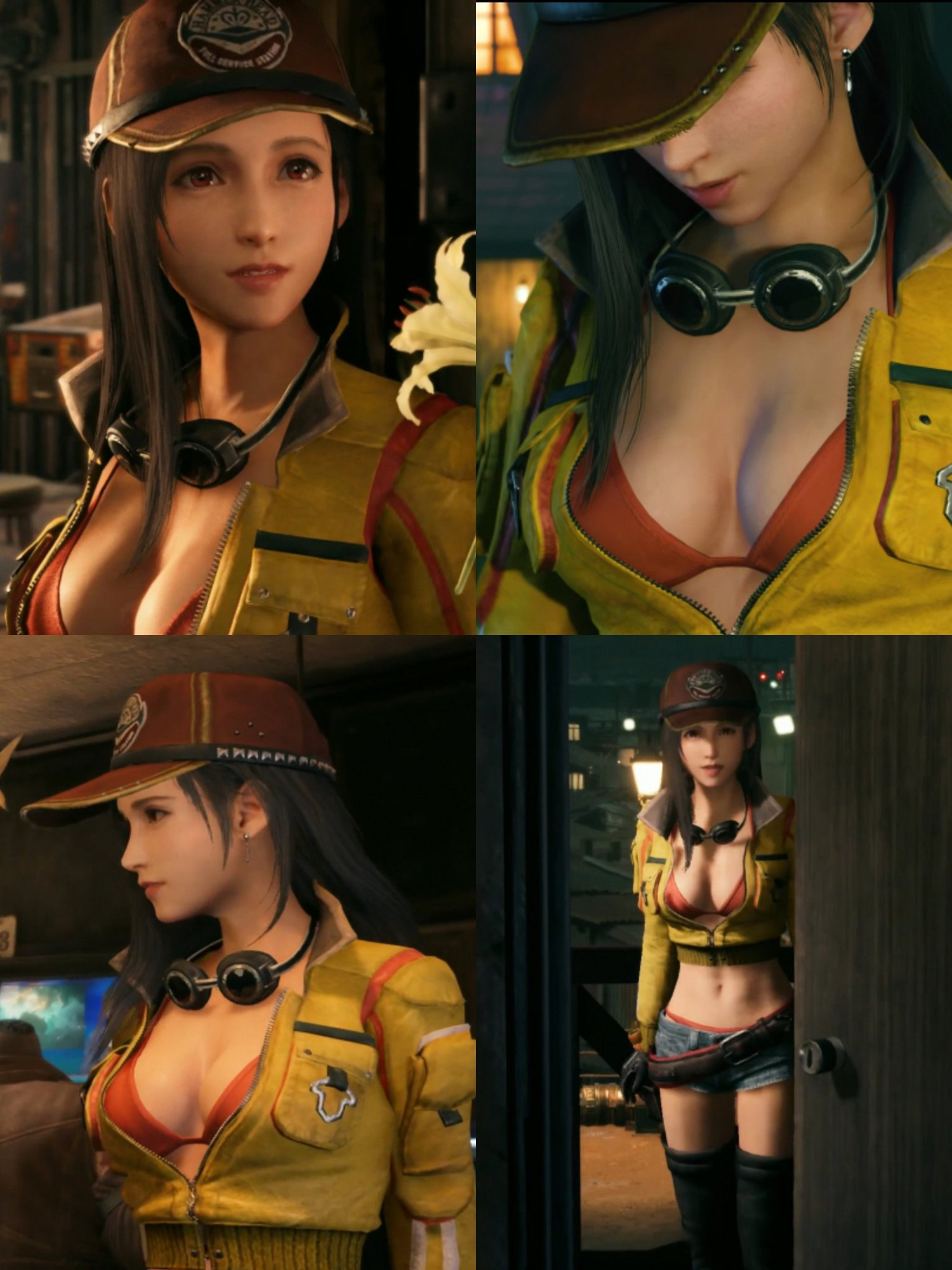 《FF7RE》蒂法新Mod：化身《FF15》性感機師辛迪