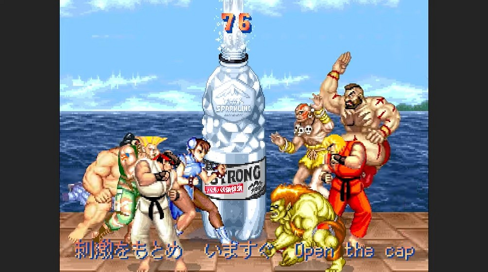 植入式廣告毫無違和感!三得利《快打旋風2》必殺技串燒廣告