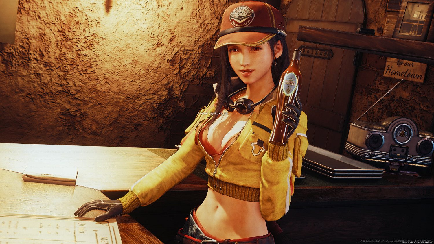 《FF7RE》蒂法新Mod：化身《FF15》性感機師辛迪