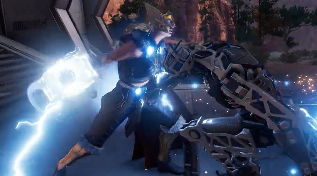 《漫威復仇者聯盟》發布女雷神角色預告：閃電連招！