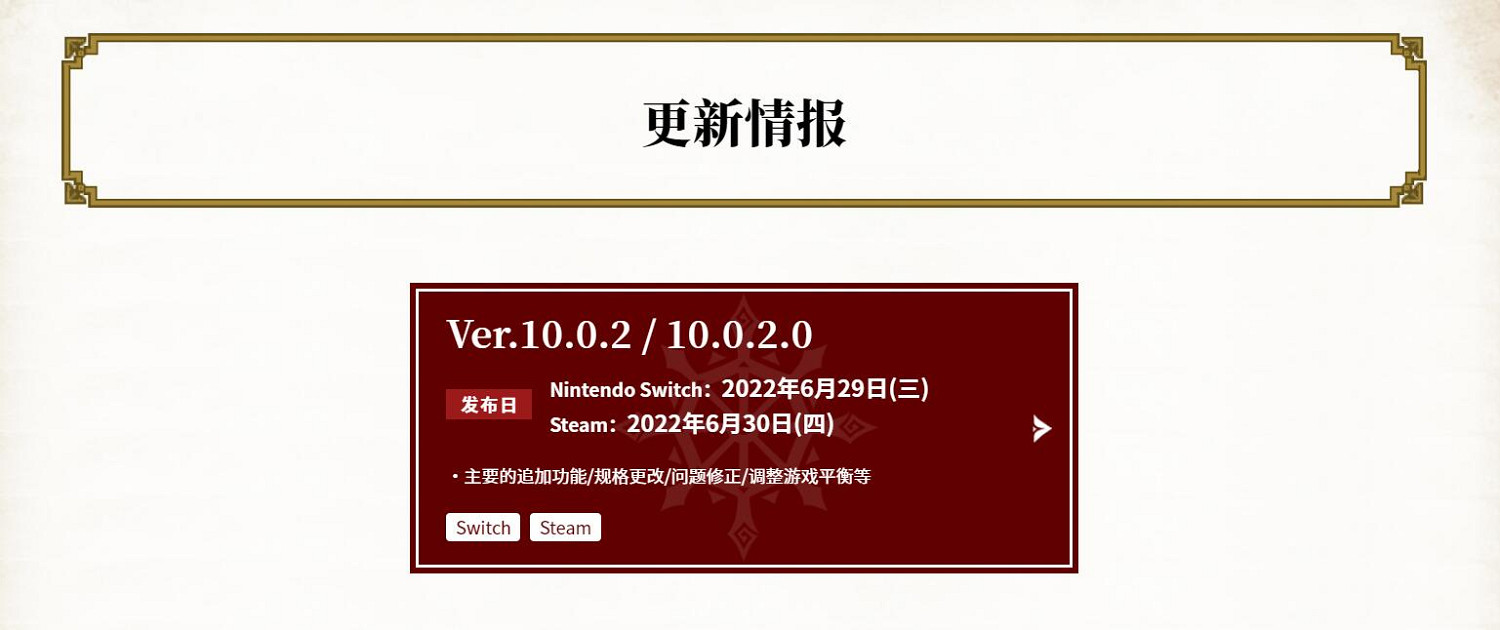 《怪獵:崛起》更新預告 Steam版22GB、追加DLSS! 《怪獵:崛起》更新預告 Steam版22GB、追加DLSS!