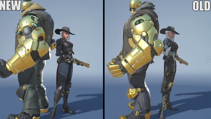 《鬥陣特攻：歸來》與《鬥陣特攻》英雄形象對比影片