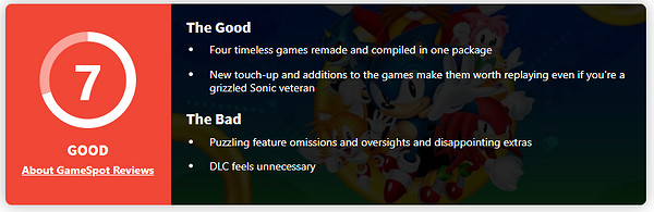 《索尼克：起源》全球媒體評分現已解禁！MC均分79