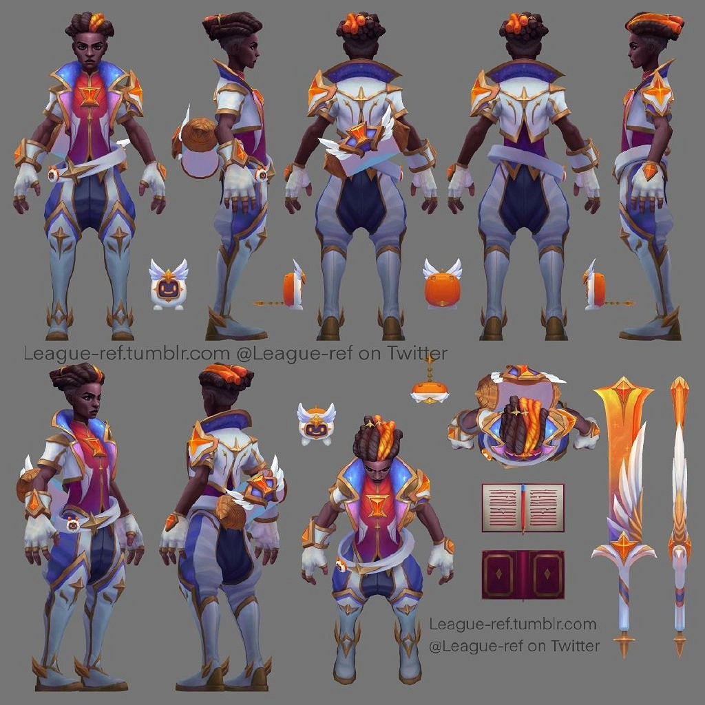 《LOL》星守皮膚遊戲內建模公布 滿屏的美少女戰士! 《LOL》星守皮膚遊戲內建模公布 滿屏的美少女戰士!