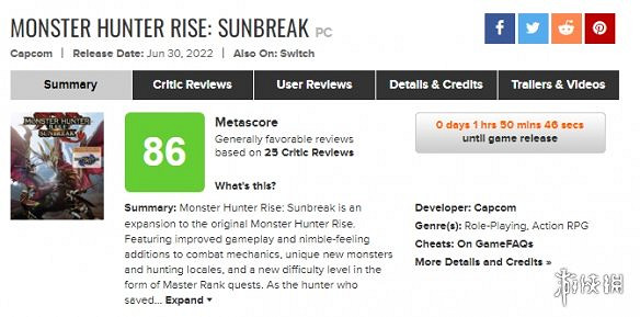 早報:《怪獵：曙光》評分解禁 7月PS歐美服會免