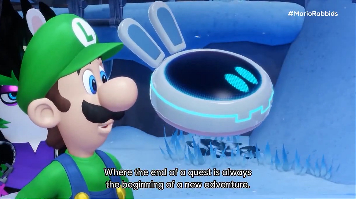 《瑪利歐+瘋狂兔子 星耀之願》新實機展示故事背景! 《瑪利歐+瘋狂兔子 星耀之願》新實機展示故事背景!