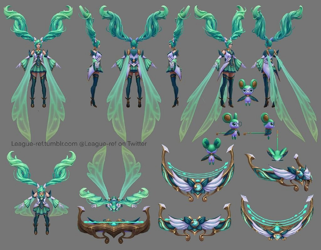 《LOL》星守皮膚遊戲內建模公布 滿屏的美少女戰士! 《LOL》星守皮膚遊戲內建模公布 滿屏的美少女戰士!