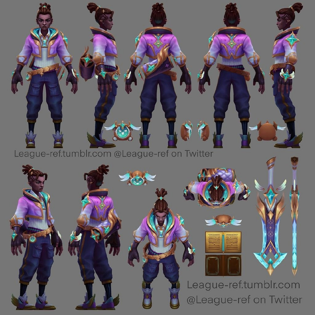 《LOL》星守皮膚遊戲內建模公布 滿屏的美少女戰士! 《LOL》星守皮膚遊戲內建模公布 滿屏的美少女戰士!