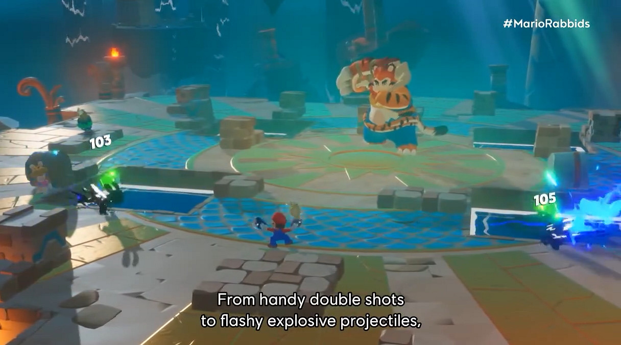 《瑪利歐+瘋狂兔子 星耀之願》新實機展示故事背景! 《瑪利歐+瘋狂兔子 星耀之願》新實機展示故事背景!