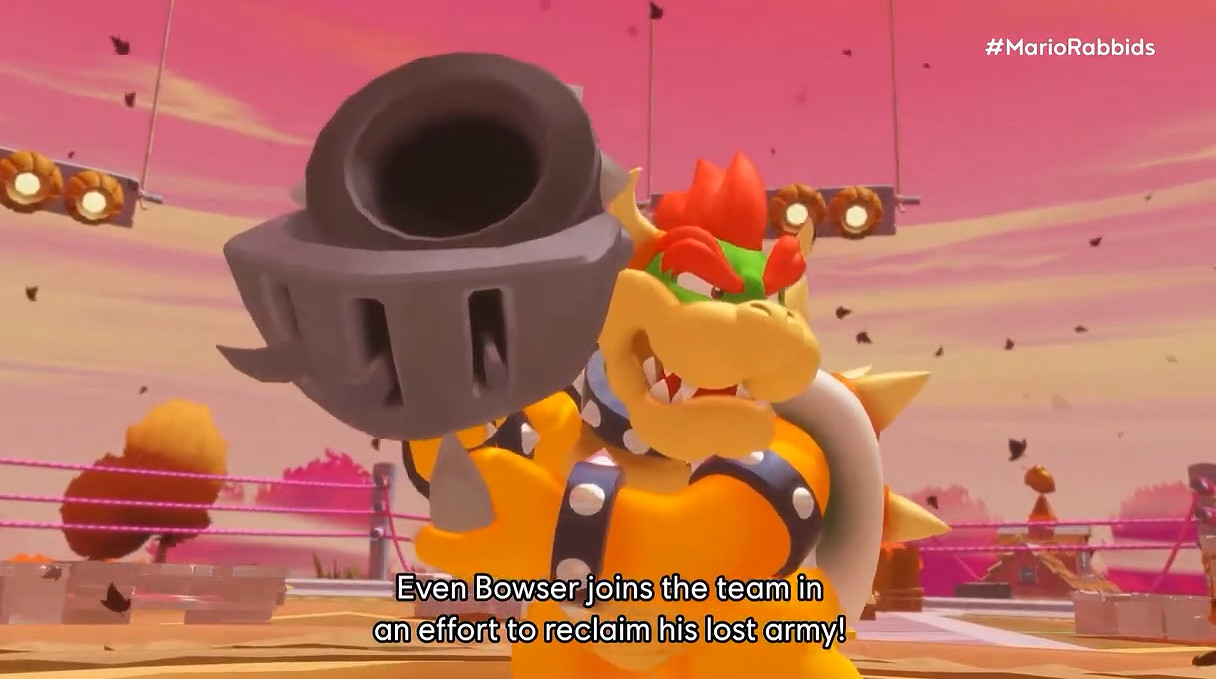 《瑪利歐+瘋狂兔子 星耀之願》新實機展示故事背景! 《瑪利歐+瘋狂兔子 星耀之願》新實機展示故事背景!