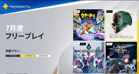 7月PS港服會免：《袋狼大進擊4》領銜和日服陣容相同