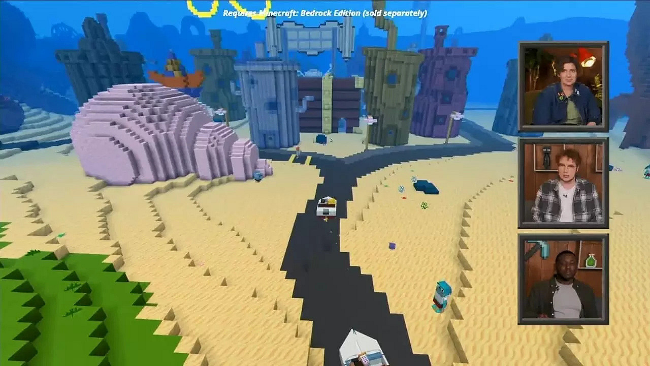 像素海綿來襲 《當個創世神麥塊》官宣“海綿寶寶”主題DLC