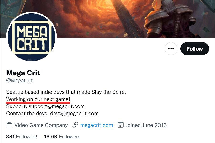 肉鴿卡牌神作《殺戮尖塔》開發組正在做一款新遊戲! 肉鴿卡牌神作《殺戮尖塔》開發組正在做一款新遊戲!