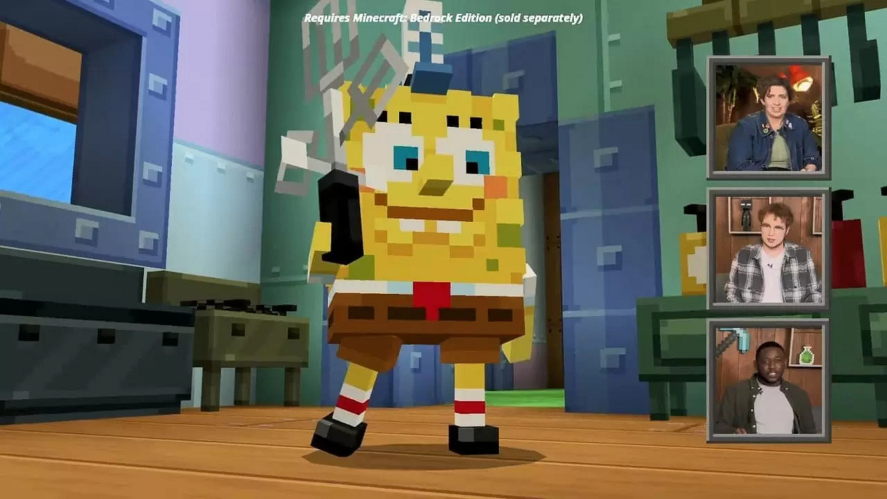 像素海綿來襲 《當個創世神麥塊》官宣“海綿寶寶”主題DLC