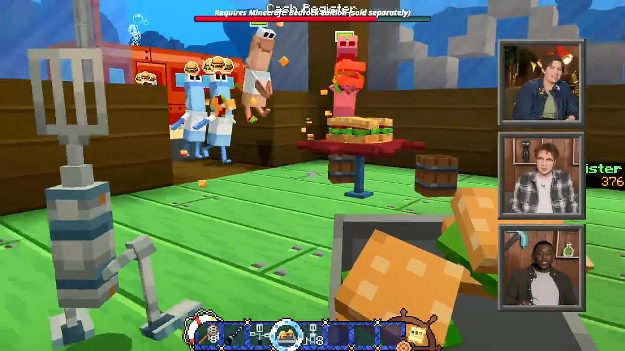 像素海綿來襲 《當個創世神麥塊》官宣“海綿寶寶”主題DLC