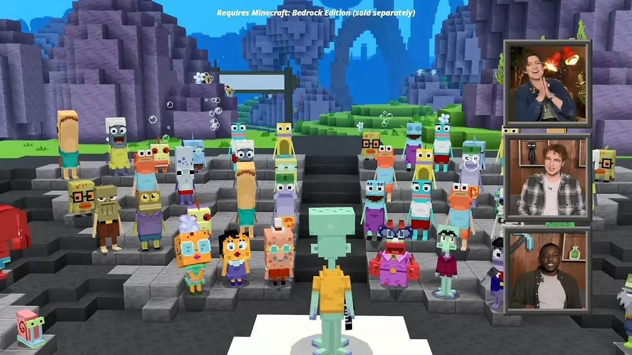 像素海綿來襲 《當個創世神麥塊》官宣“海綿寶寶”主題DLC