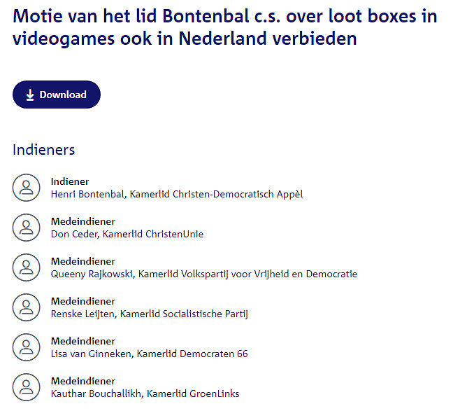 開箱就是賭博!荷蘭和西班牙正式提交限制遊戲開箱法案 開箱就是賭博!荷蘭和西班牙正式提交限制遊戲開箱法案