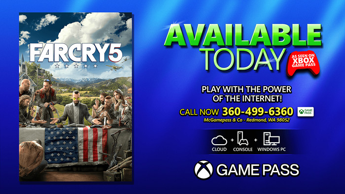 《極地戰嚎5》已加入 Xbox Game Pass (XGP)  支援FPS Boost幀數加強 《極地戰嚎5》已加入 Xbox Game Pass (XGP)  支援FPS Boost幀數加強