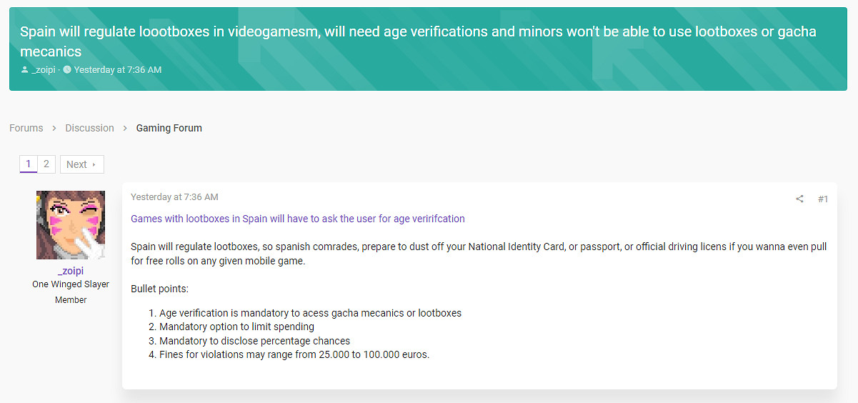 開箱就是賭博!荷蘭和西班牙正式提交限制遊戲開箱法案 開箱就是賭博!荷蘭和西班牙正式提交限制遊戲開箱法案