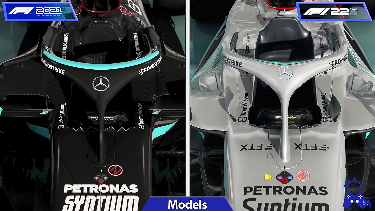 《F1 2021》VS《F1 2022》畫質對比 整體提升不大