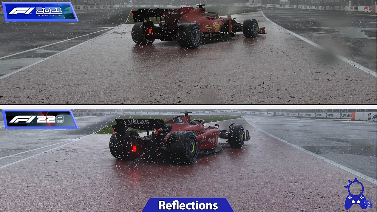 《F1 2021》VS《F1 2022》畫質對比 整體提升不大