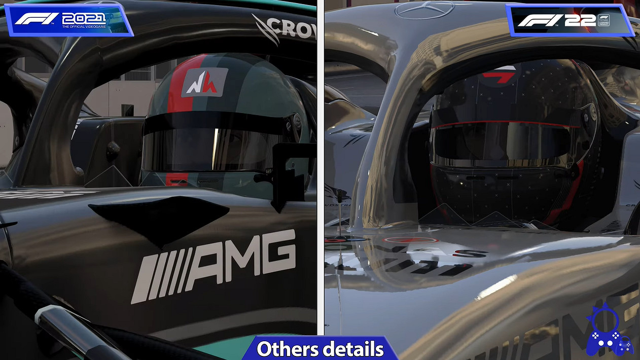 《F1 2021》VS《F1 2022》畫質對比 整體提升不大