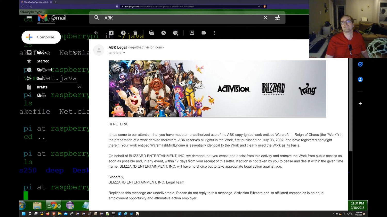 暴雪給《魔獸3》開源mod作者發律師函：請終止侵權！