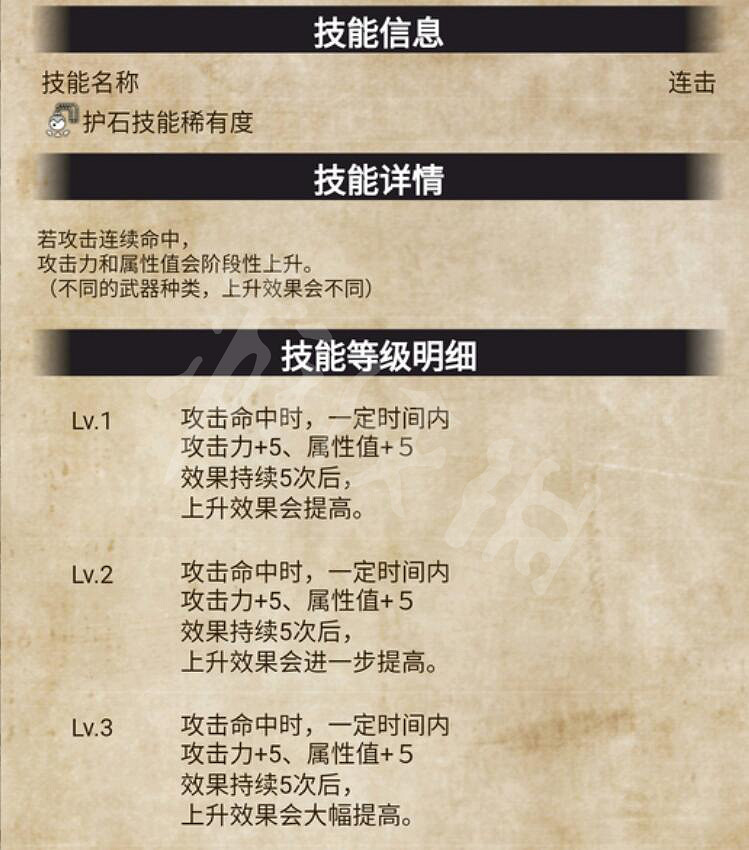 《魔物獵人崛起》曙光連擊技能什麽效果？曙光連擊技能效果介紹