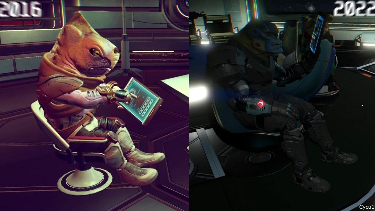 良心！《無人深空》2016年版與2022年版畫面對比影片