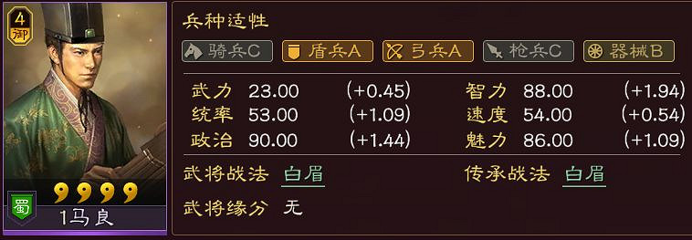 《三國志戰略版》白眉怎麽樣 三國志戰略版白眉 《三國志戰略版》白眉怎麽樣 三國志戰略版白眉