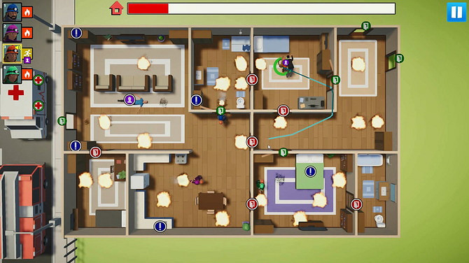 模擬策略遊戲《消防隊》Steam發售!指揮消防小隊滅火