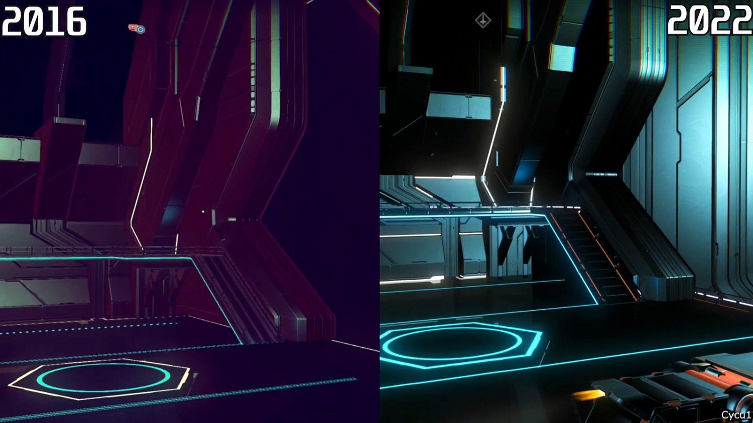 良心！《無人深空》2016年版與2022年版畫面對比影片