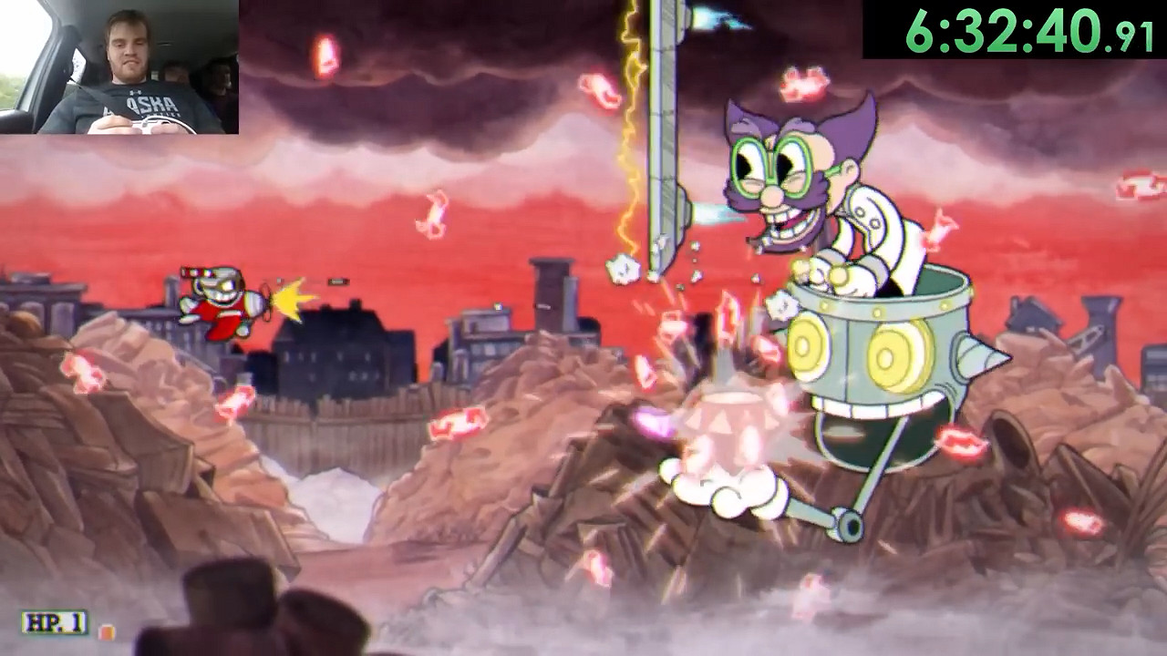 是個狠人!國外玩家挑戰邊戶外爬山邊速通《茶杯頭》 是個狠人!國外玩家挑戰邊戶外爬山邊速通《茶杯頭》