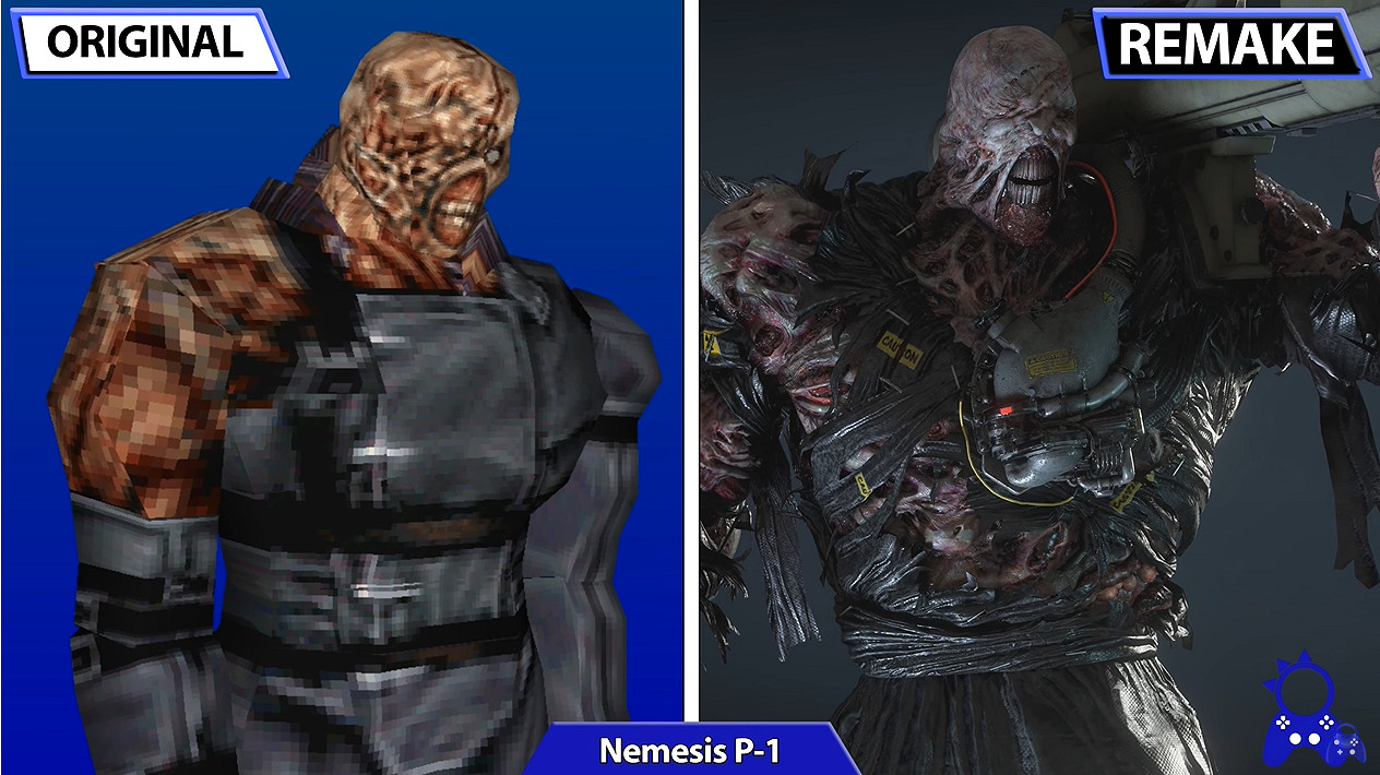 《惡靈古堡2/3》原版與重製版怪物角色對比 壓迫感十足 《惡靈古堡2/3》原版與重製版怪物角色對比 壓迫感十足