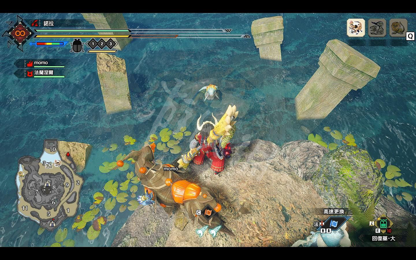 《魔物獵人崛起》曙光新稀有環境生物在哪？曙光新稀有環境生物位置