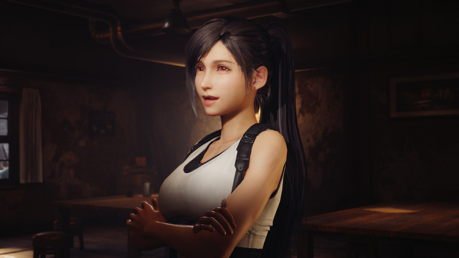 傑西落淚！《最終幻想7重製版》蒂法高馬尾替換傑西mod