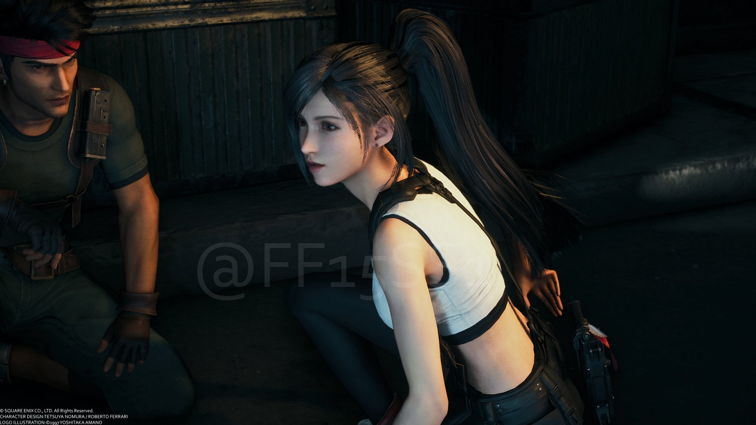 傑西落淚！《最終幻想7重製版》蒂法高馬尾替換傑西mod