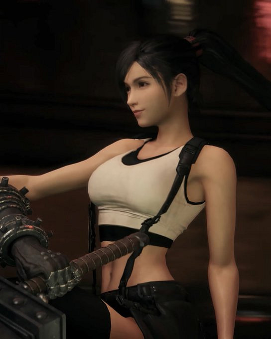 傑西落淚！《最終幻想7重製版》蒂法高馬尾替換傑西mod