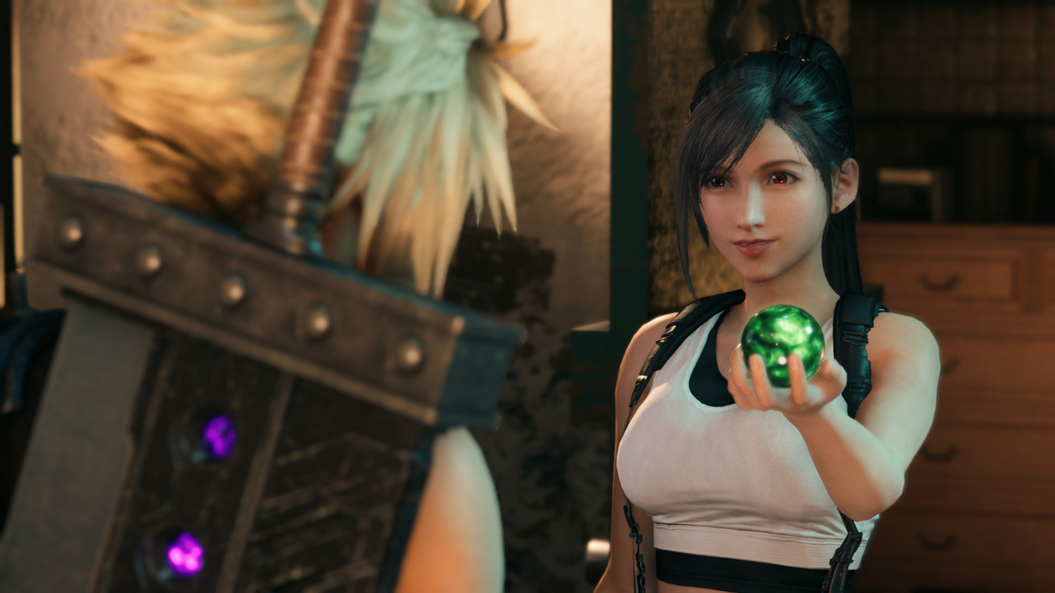 傑西落淚！《最終幻想7重製版》蒂法高馬尾替換傑西mod