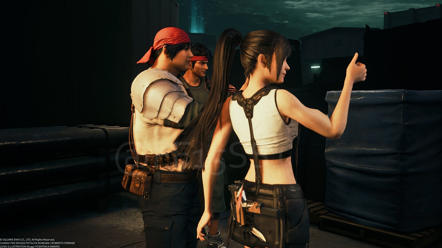 傑西落淚！《最終幻想7重製版》蒂法高馬尾替換傑西mod