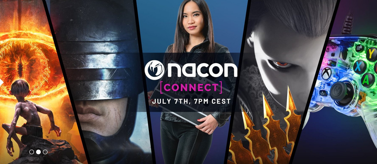 Nacon新一期Nacon connect 發布會 將於7月8日舉辦