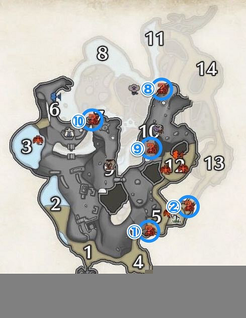 《魔物獵人崛起》曙光悠久燃石炭在哪？曙光燃石炭位置路線一覽