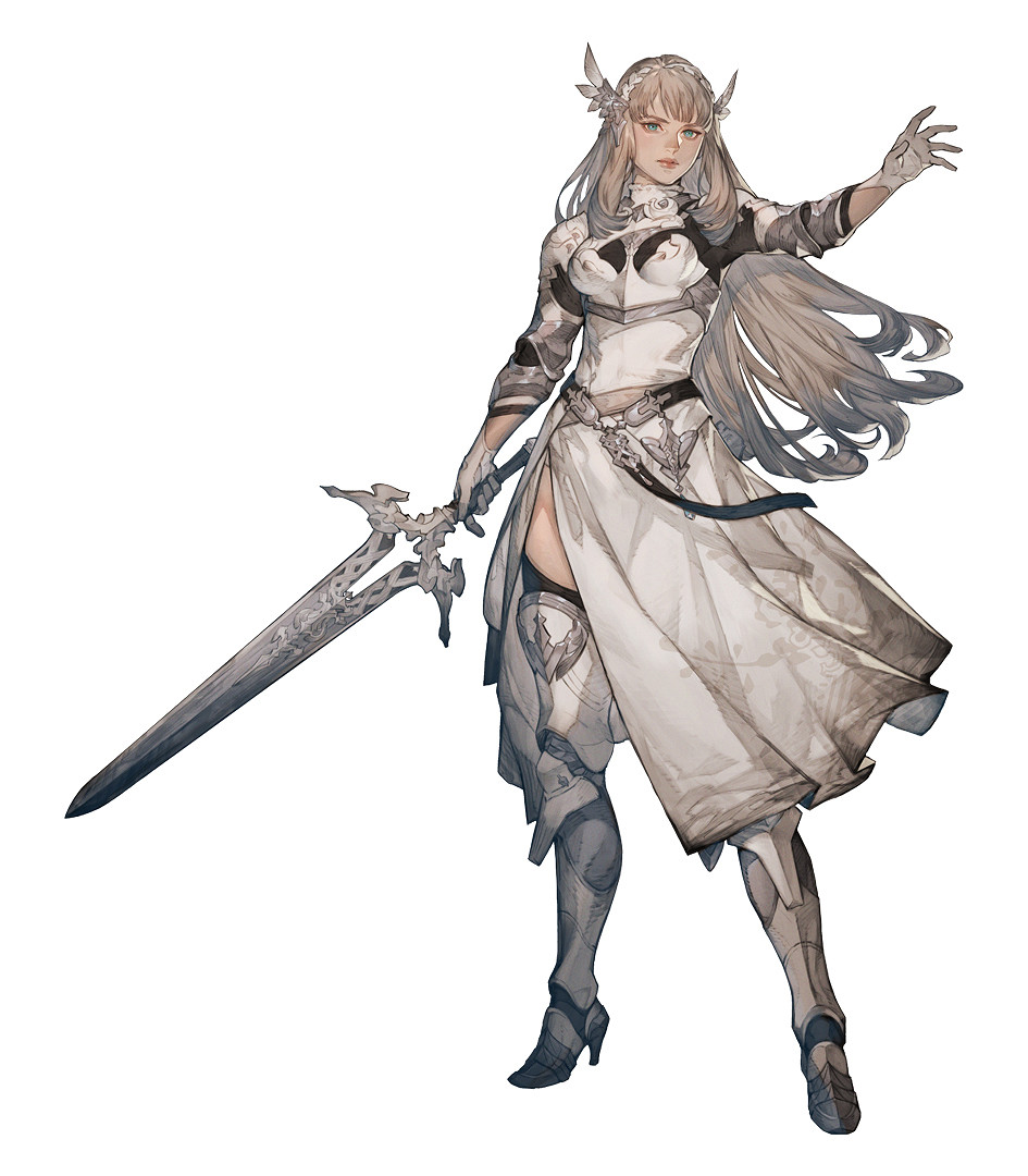 SE《北歐女神Elysium》奧丁人設圖:金發白衣美男子! SE《北歐女神Elysium》奧丁人設圖:金發白衣美男子!