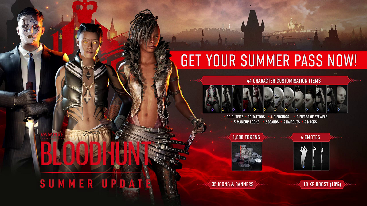 《吸血鬼：避世血族-血獵》會推出配合月更新的小通行證