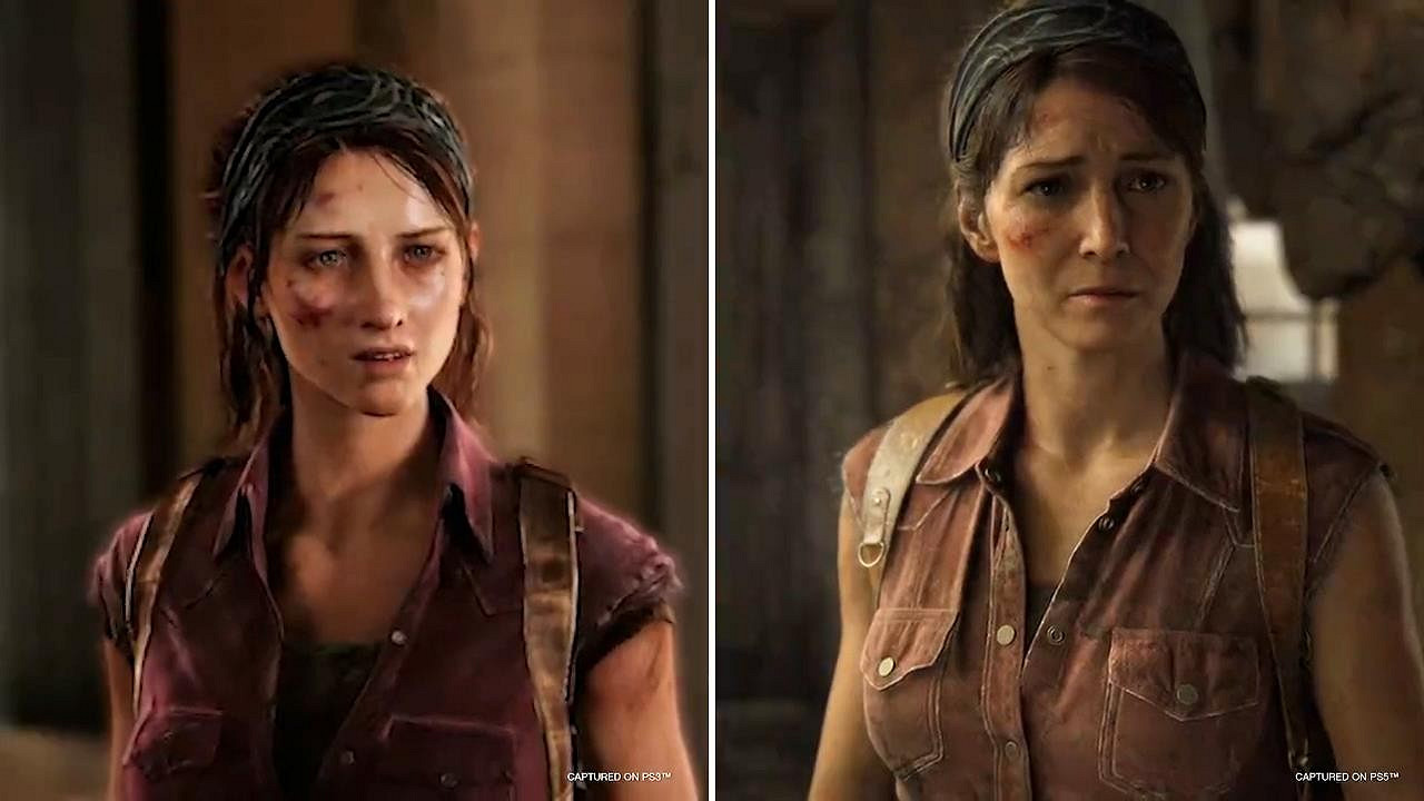 《最後生還者》原版與重製版泰絲對比 感覺變醜了? 《最後生還者》原版與重製版泰絲對比 感覺變醜了?