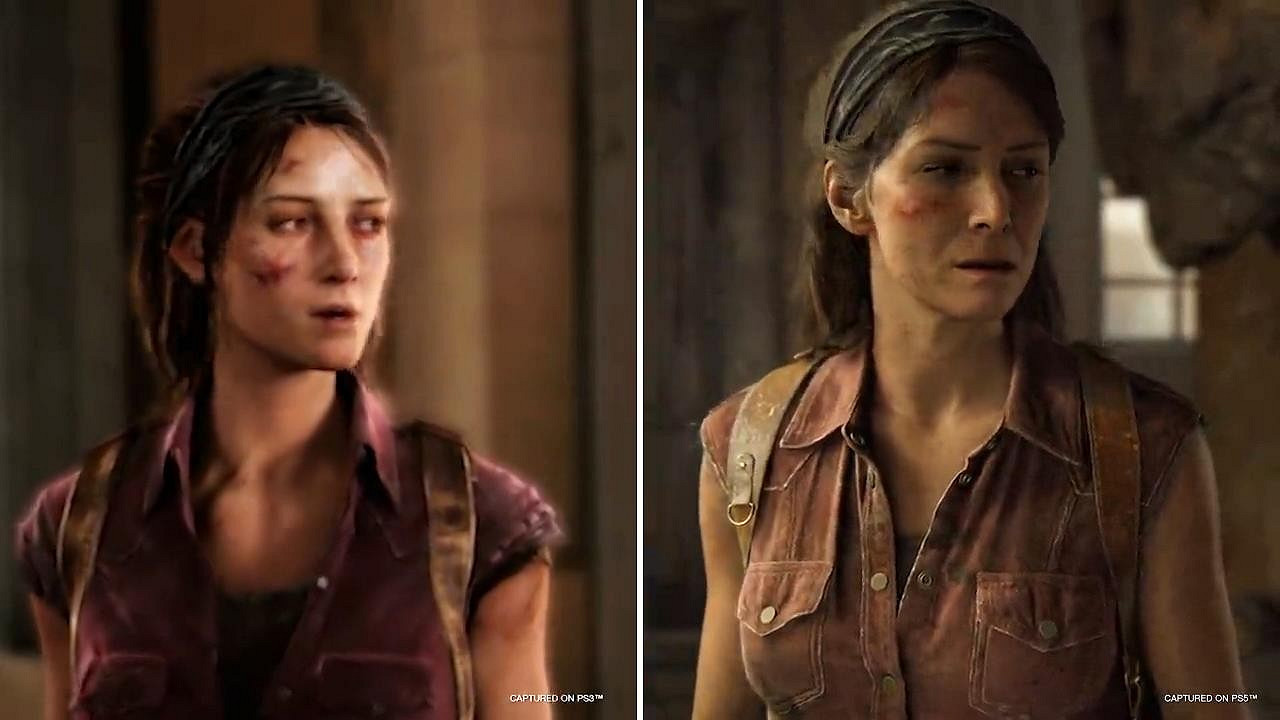 《最後生還者》原版與重製版泰絲對比 感覺變醜了? 《最後生還者》原版與重製版泰絲對比 感覺變醜了?