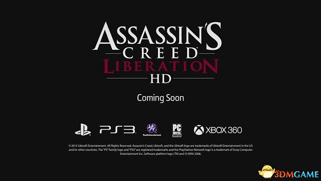 《刺客教條:解放HD》正式公布 登陸PC、PS3、360 《刺客教條:解放HD》正式公布 登陸PC、PS3、360