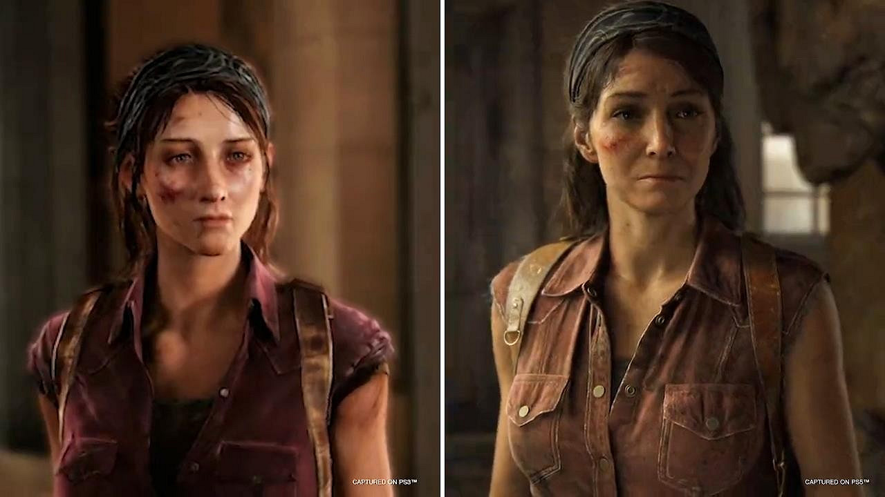 《最後生還者》原版與重製版泰絲對比 感覺變醜了? 《最後生還者》原版與重製版泰絲對比 感覺變醜了?