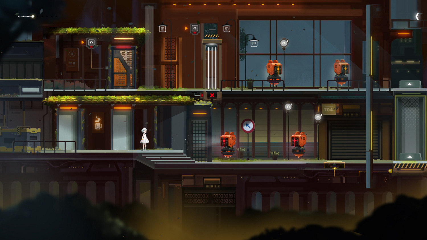 少女用光重建城市！手繪風平台解謎遊戲《落葉城》公布