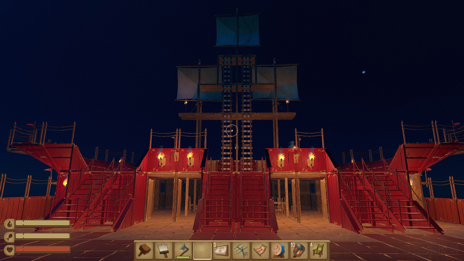 《船長漂流記》raft海盜船建造圖文分享 海盜船怎麽建？